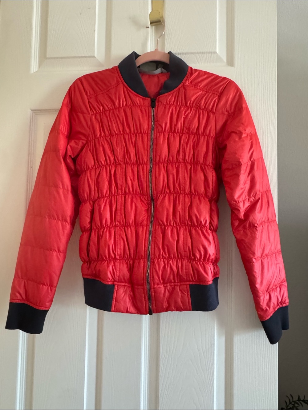 Athleta- Red Lightweight Puffer Jacket
